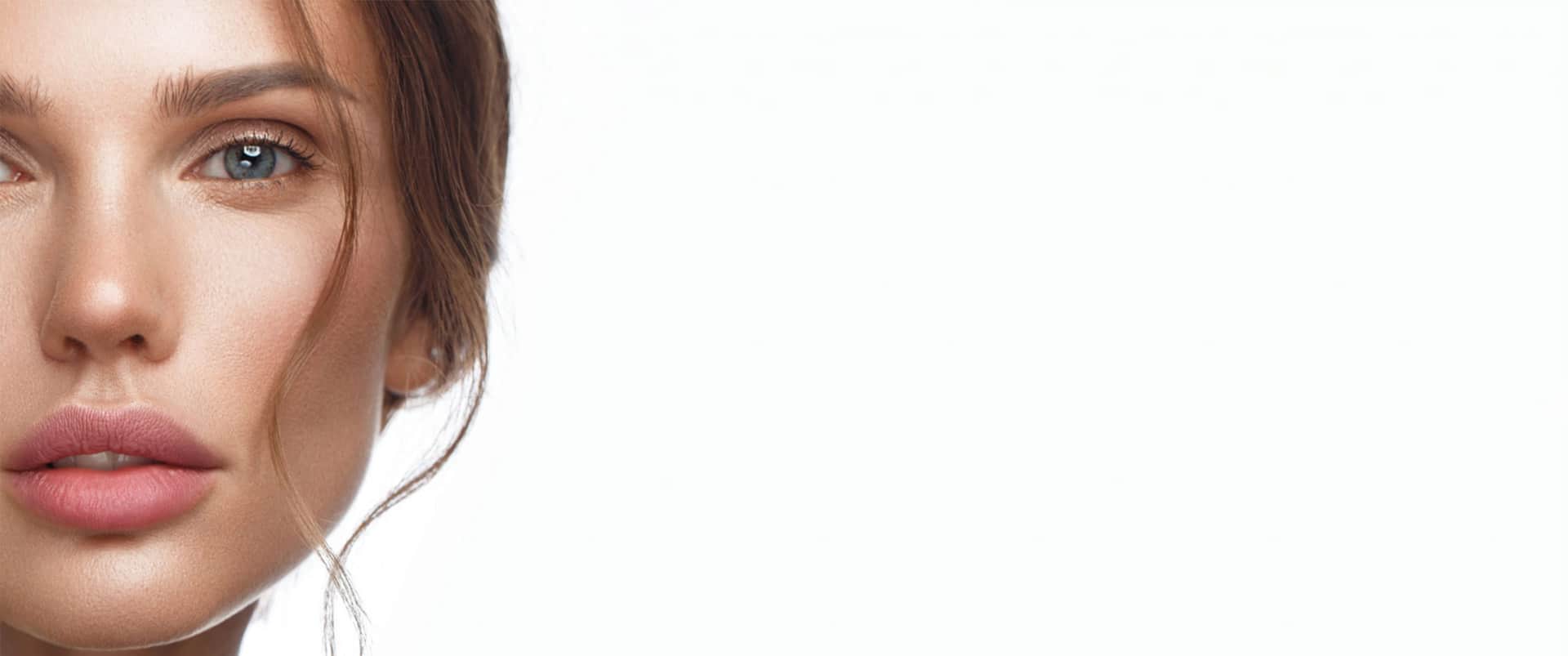 Facial Trauma: young girl staring directly into the camera